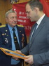 Дмитрий Кудинов поздравил с праздником членов организации "Боевое братство"