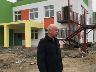 Вячеслав Доронин осмотрел строящийся детский сад на Миллеровской