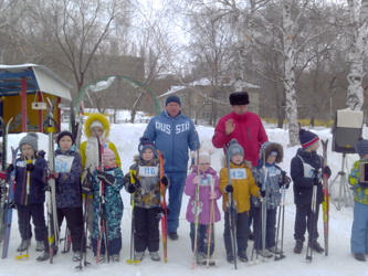 В Заводском районе прошел Зимний фестиваль ГТО для дошкольников