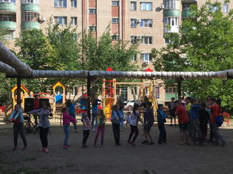 При поддержке Сергея Агапова в Заводском районе состоялся очередной День двора