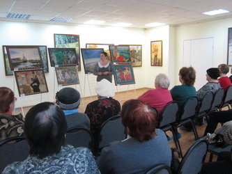Для жителей Ленинского района прошла экскурсия «Саратовские художники в Третьяковской галерее»