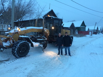 Вячеслав Доронин оказал содействие в уборке улиц Заводского района от снега