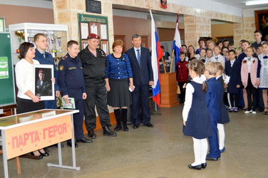 В школе Республики Мордовия открыли «Парту Героя», посвященную Александру Янкловичу