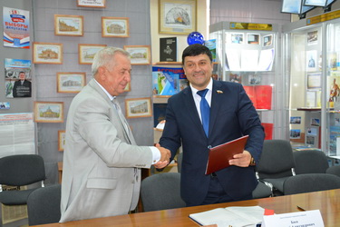 Достигнута договоренность о заключении Соглашения о сотрудничестве между Саратовской городской Думой и Курским городским собранием