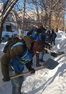 Студенты-волонтеры СГАУ вновь вышли на борьбу с последствиями мощного снегопада