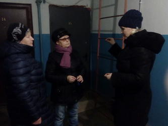 Наталия Груколенко встретилась с жителями улицы Щорса