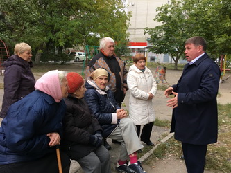 Сергей Агапов встретился с жителями улицы Пензенской