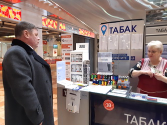 Сергей Агапов организовал рейд по профилактике незаконной торговли бестабачными никотиновыми смесями 