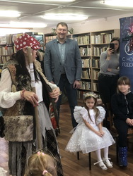 В библиотеке Поливановки состоялось новогоднее мероприятие для детей