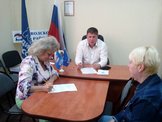 Сергей Агапов провёл очередной приём граждан