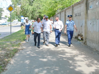 Илья Синицын принял участие в выездном совещании на территории Заводского района