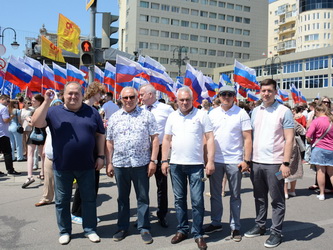 Депутаты Саратовской городской Думы приняли участие в митинге-концерте, посвященном Дню России